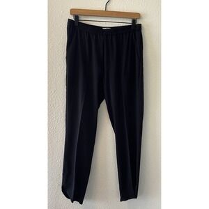 Marine Layer Pants Womens Medium Black Allison Casual Pull On Ankle Stretch